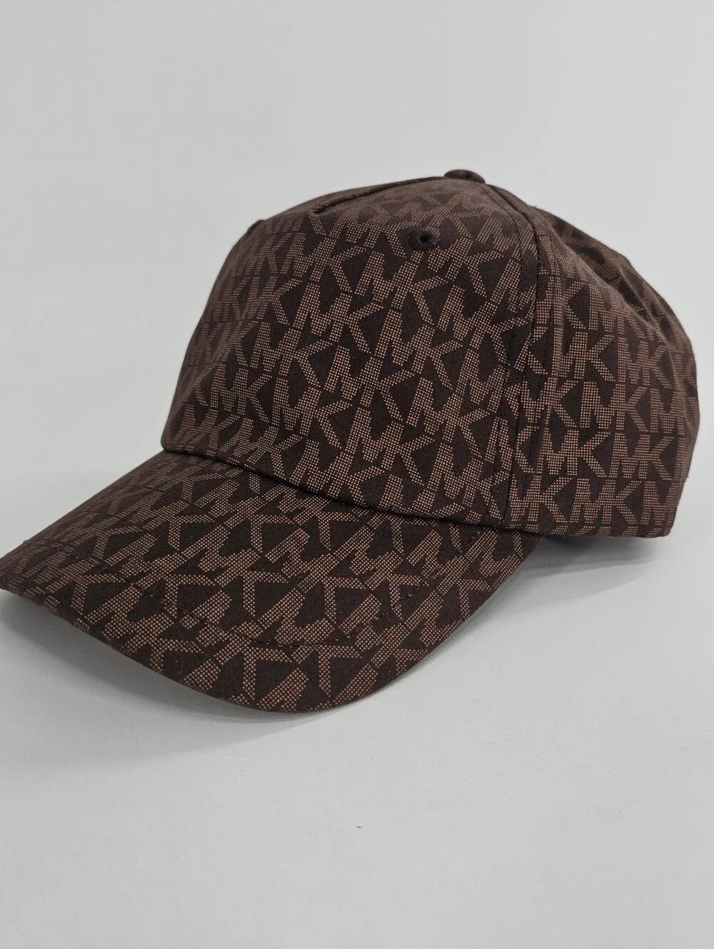 Michael Kors Monogram Logo Print Baseball Cap Women's